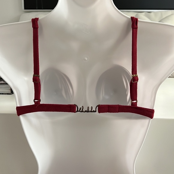 Thaikila Bali Querida Style Red Bikini Top Size Small (TOP ONLY) - Picture 5 of 6